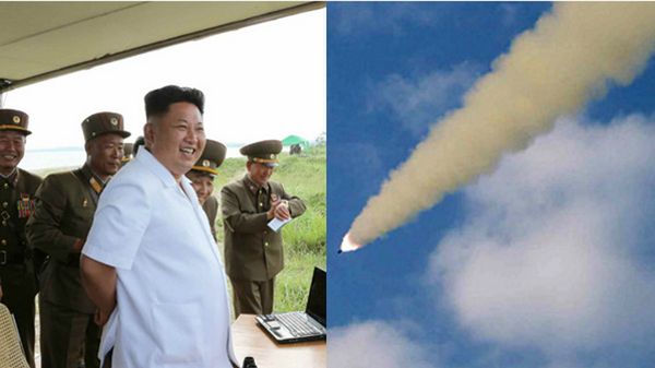 Test nowego pocisku obserwował Kim Dzong Un - według doniesień północnokoreańskiej agencji prasowej