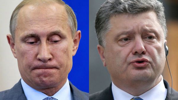 Władimir Putin i Petro Poroszenko