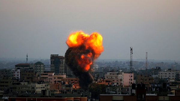 Wybuch po izraelskim nalocie na Gazę