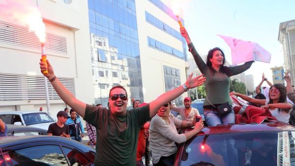 Zwolennicy partii Wezwanie Tunezji cieszą się z wyniku wyborów