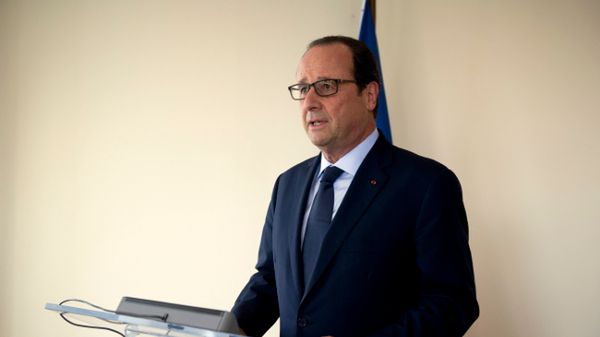 Prezydent Francji Francois Hollande