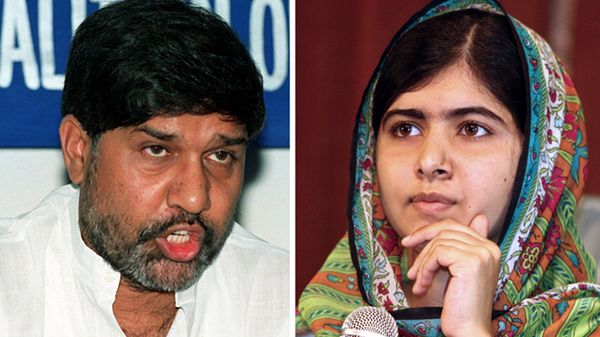Tegoroczni laureaci Pokojowej Nagrody Nobla - Kailash Satyarthi i Malala Yousafzai