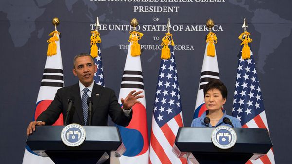 Barack Obama i Park Geun Hie