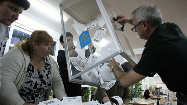 Liczenie głosów w Ługańsku