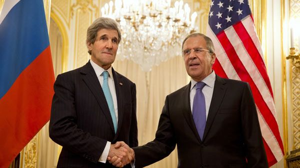 John Kerry i Siergiej Ławrow