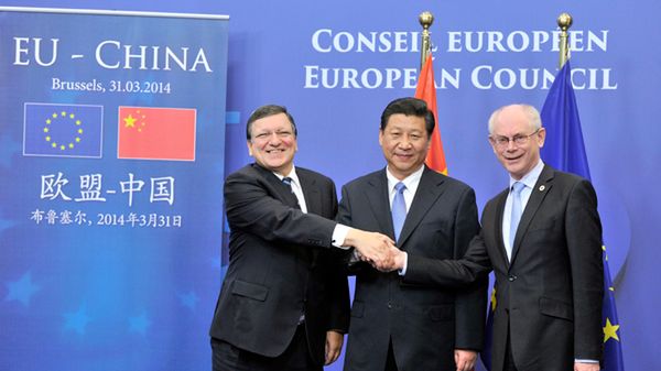 Jose Barroso, Xi Jinping i Herman van Rompuy
