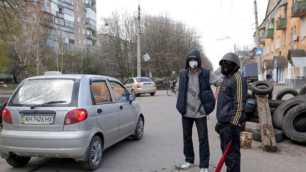 Prorosyjscy separatyści w Słowiańsku