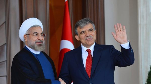 Prezydenci Iranu Hasan Rowhani i Turcji Abdullah Gul