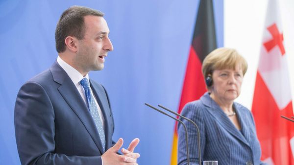 Irakli Garibaszwili i Angela Merkel