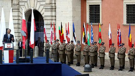 Główne uroczystości z okazji 25-lecia Wolności. Na zdj. prezydent USA Barack Obama