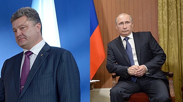 Petro Poroszenka i Władimir Putin