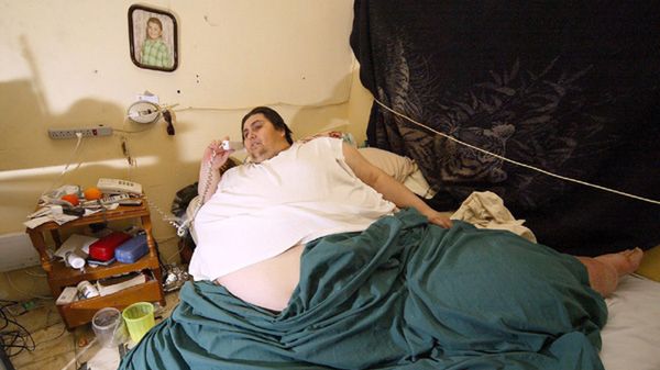 Ważący 597 kg Manuel Uribe