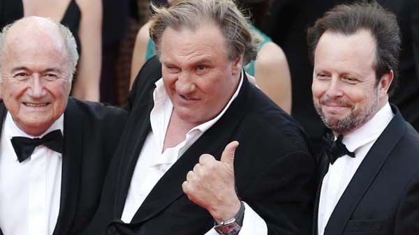 Gerard Depardieu w Cannes