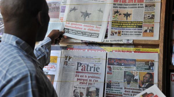 Najważniejszym tematem w Bamako była francuska interwencja