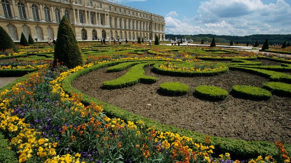 Wersal - fragment królewskich ogrodów