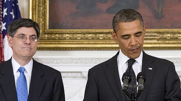 Jacob Lew i Barack Obama