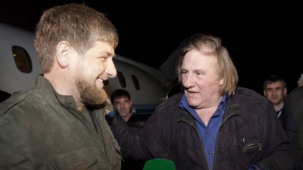 Ramzan Kadyrow i Gerard Depardieu