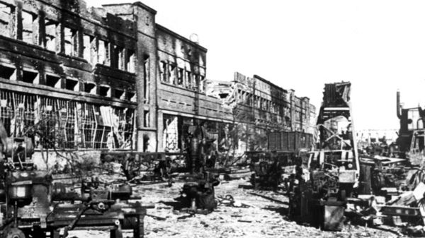 Zniszczenia w Stalingradzie, listopad 1942 r.