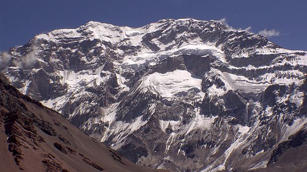 Aconcagua, najwyższy szczyt Andów i Ameryki Południowej