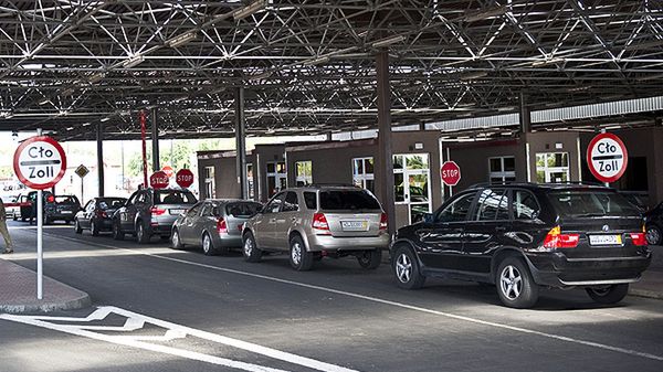 Przejście graniczne z Białorusią w Terespolu