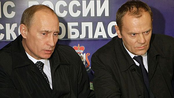 Władimir Putin i Donald Tusk