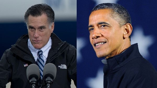 Mitt Romney i Barack Obama