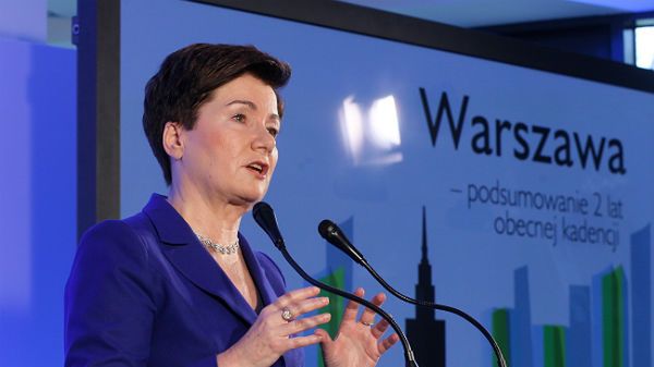 Prezydent Warszawy Hanna Gronkiewicz-Waltz