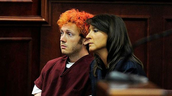 James Holmes w sądzie - zdjęcie archiwalne