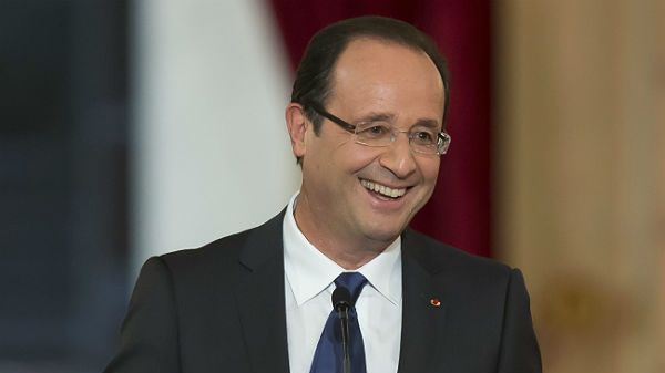 Prezydent Francji Francois Hollande
