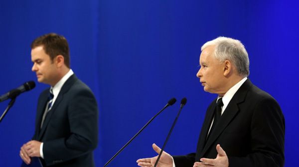 Adam Hofman i Jarosław Kaczyński