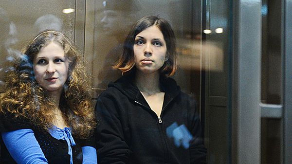 Maria Alochina i Nadieżda Tołokonnikow z Pussy Riot