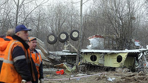 Wrak Tu-154 - zdjęcie archiwalne