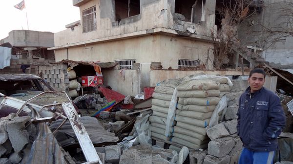 Miejsce zamachu w Tuz Chormato