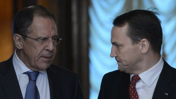 Siergiej Ławrow i Radosław Sikorski