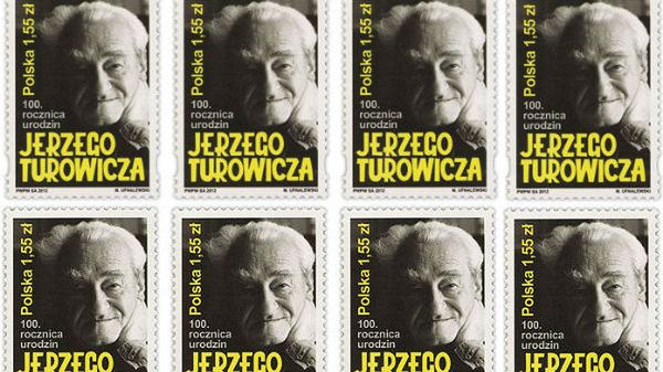 Znaczek z podobizną Jerzego Turowicza