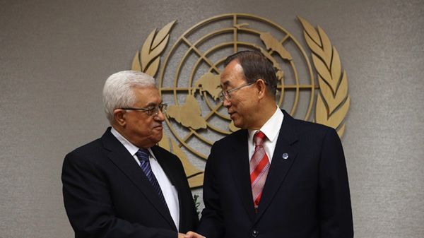 Mahmud Abbas i Ban Ki Mun