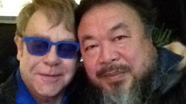 Elton John i Ai Weiwei