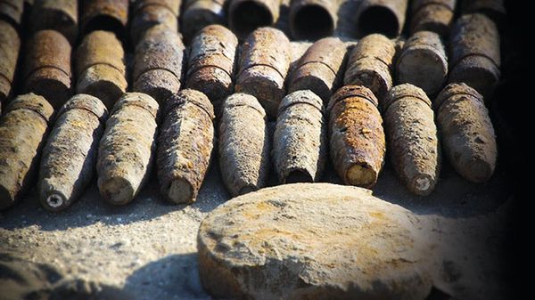 Na miny, porzucone granaty i pociski artyleryjskie będziemy jeszcze natrafiać przez wiele lat