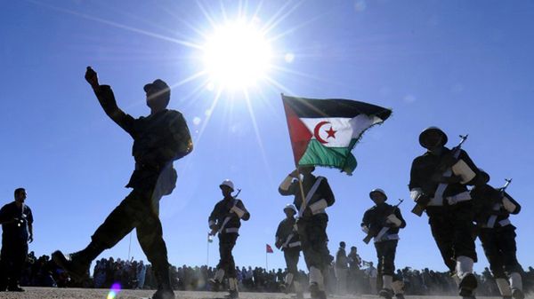 Żołnierze walczącego o niepodległość Sahary Zachodniej Frontu Polisario