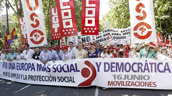 Demonstracja w Madrycie