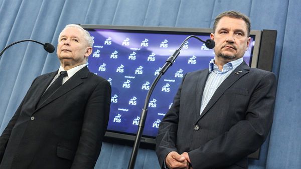 Prezes PiS Jarosław Kaczyński i przewodniczący NSZZ "Solidarność" Piotr Duda