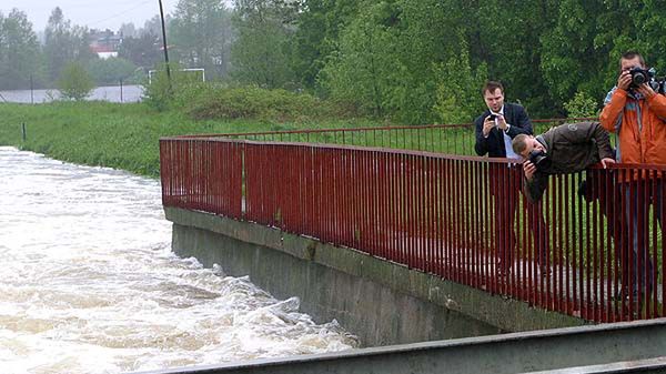 Śluza zbiornika w Poraju