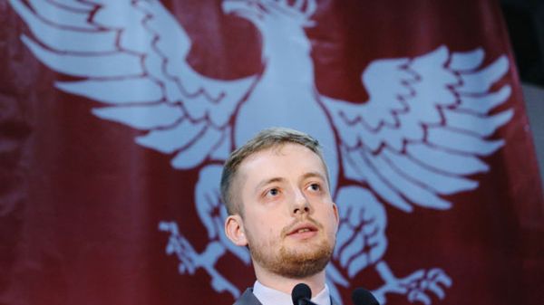 Honorowy Prezes Młodzieży Wszechpolskiej Robert Winnicki