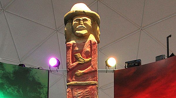 Posąg Światowida Zbruczańskiego (znaleziony w rzece Zbrucz)