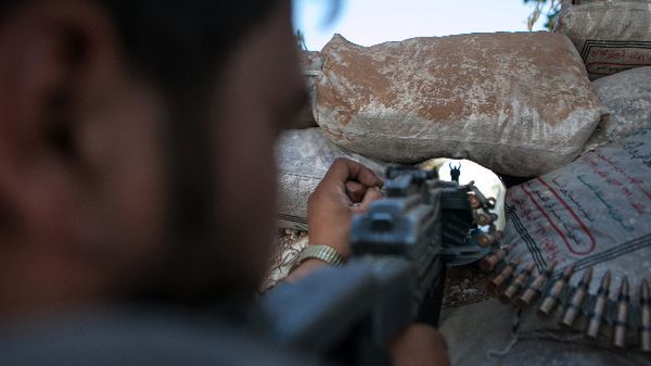 Syryjski rebeliant, prowincja Idlib