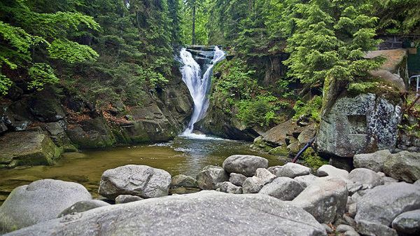 Wodospad Szklarki w Karkonoszach