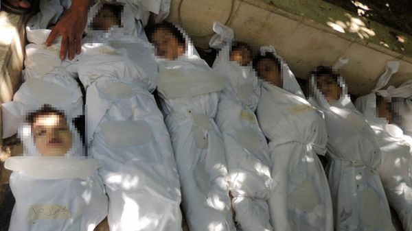Ofiary ataku w Syrii - według opozycji - przy użyciu gazu bojowego