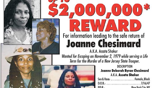 Listo gończy za Joanne Chesimard