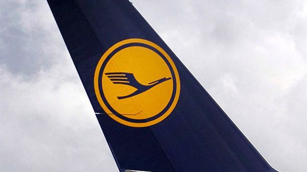 Logo samolotu linii Lufthansa