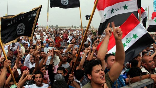 Antyrządowe protesty sunnitów w Faludży